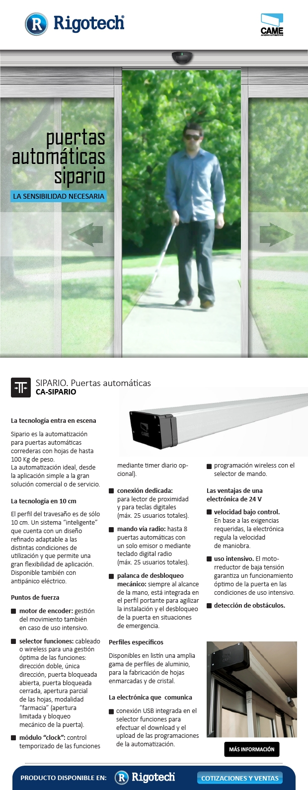 Puerta Automática Sipario