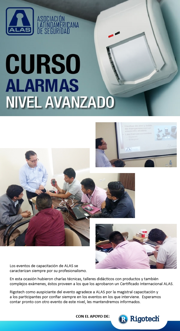 Curso ALAS, Alarmas Avanzado 2