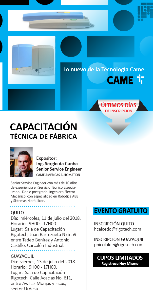 Capacitación Técnica de Fábrica CAME