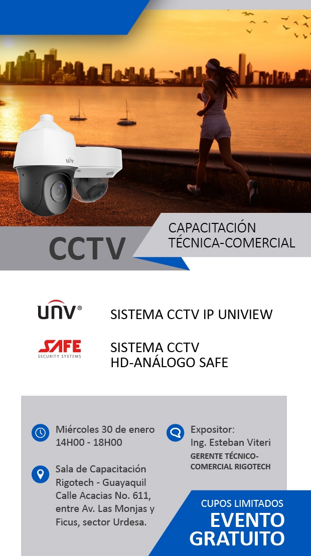 Capacitacion Gratuita CCTV en Guayaquil