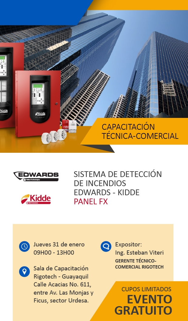 Capacitacion Sistemas en Detección de Incendios