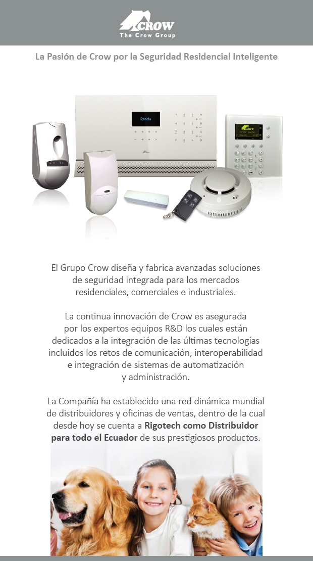 Crow Bienvenido a la Familia Rigotech